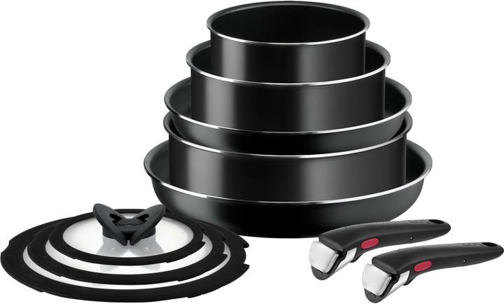 Immagine prodotto Tefal Ingenio Easy On (28 cm, Set di pentole e padelle da cucina, Alluminio)
