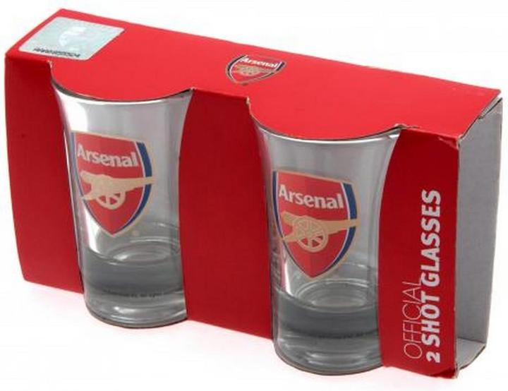 Image du produit Arsenal FC Verres à liqueur 2paquets (0.50 dl, 2 x, Verre à fusil)