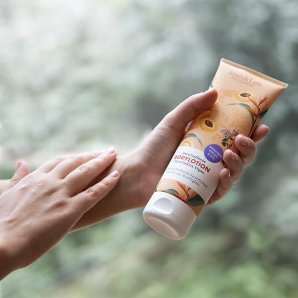 Produktbild Jean & Len Körperbalsam mit Aprikosensamenöl, 250 ml (Körpercreme, 250 ml)