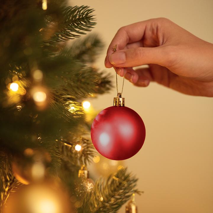 Image du produit tectake Boules de Noël (24 -pièce)