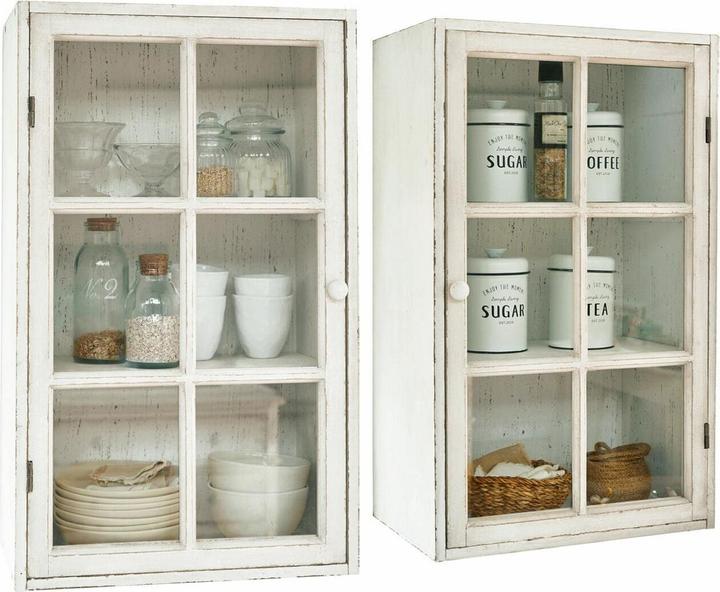 Actual product image Loberon Wall unit set of 2 Piavo antique white