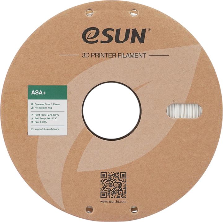 Actual product image eSUN ASA+ 1,75mm WARM WHITE 1kg (ASA, 1.75 mm, 1000 g, White)