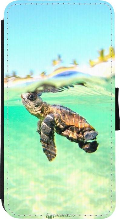Actual product image PhoneLook Cover Wallet black Turtle Underwater (Apple iPhone XS Max)