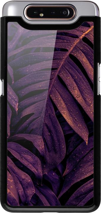 Actual product image PhoneLook Coque Purple Light Leaves (Samsung Galaxy A80)