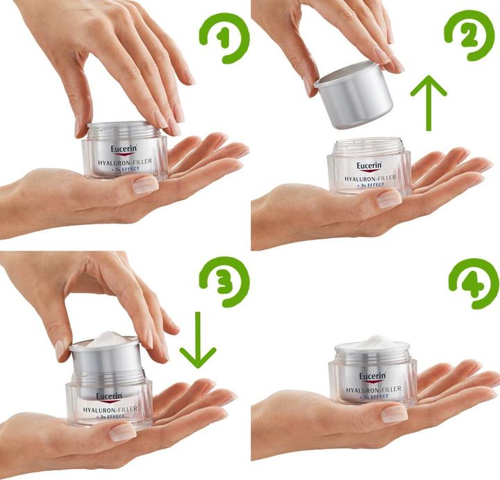 Produktbild Eucerin HYALURON-FILLER + 3x EFFECT Nacht Nachfüllkapsel (50 ml, Nachtcreme)