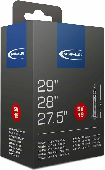 Image du produit Schwalbe Sv19 (Presta (SV), 28", 29", 27.5", 40 mm)