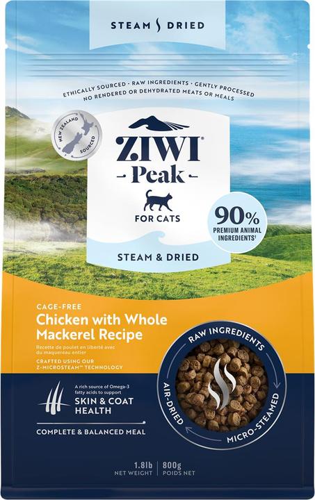 Actual product image Magni Ziwipeak - Steam & dried chicken, cat 800 gr. - (zp076) (Adult, 1 pcs., 800 g)