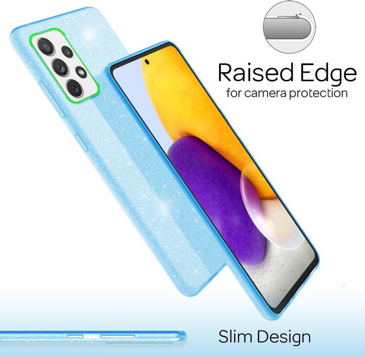 Immagine prodotto Nalia Custodia per cellulare Glitter (Samsung Galaxy A72)