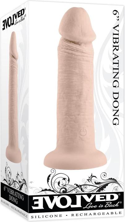 Immagine prodotto Evolved Dong vibrante da 6 pollici di - Flesh