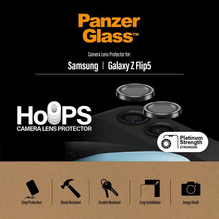Immagine prodotto PanzerGlass Protezione per la lente della fotocamera di Galaxy Z Flip 5 (1 Pezzo/i, Samsung Galaxy Z Flip5)