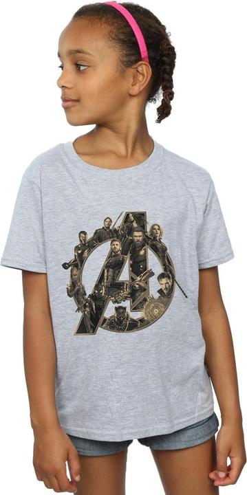 Image du produit - T-shirt AVENGERS INFINITY WAR LOGO - Fille (140, 146)