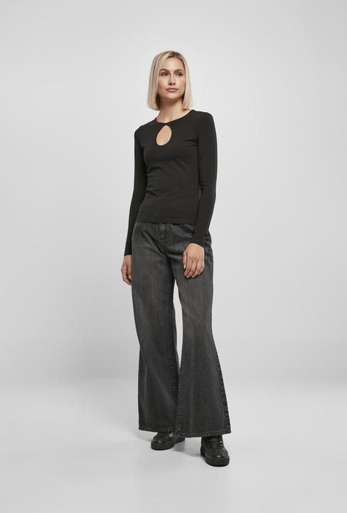 Produktbild Urban Classics Ladies Organic Keyhole Longsleeve (4XL)