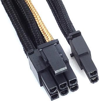 Produktbild Silverstone PCI-8-Pin zu PCIe-6+2-Pin Kabel