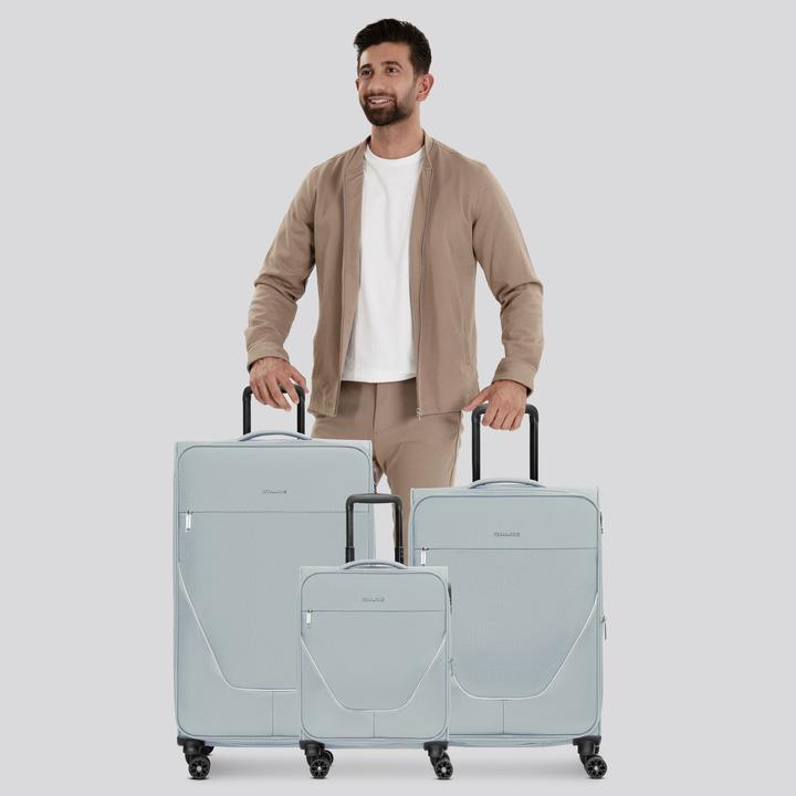 Produktbild Stratic taska 4-Rollen Kofferset 3tlg. mit Dehnfalte (233 l, XL (ab 115l))