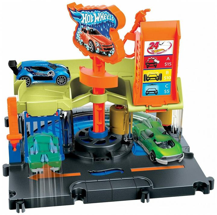 Productafbeelding Hot Wheels Downtown Car Wash Speed Clean
