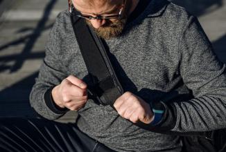 Actual product image Humanas Air Cushion R3 for bag strap - size L (Additional padding)