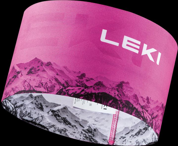 Leki LE Opaska XC neonpink-white