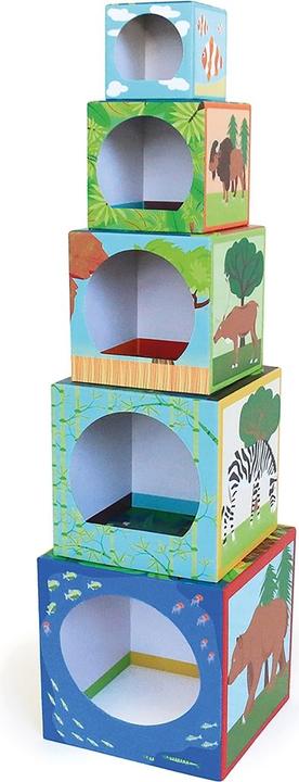 Produktbild Scratch Stapel Pyramide Zootiere