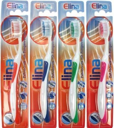 Actual product image Magni Elina med toothbrush with tongue cleaner (1 x)