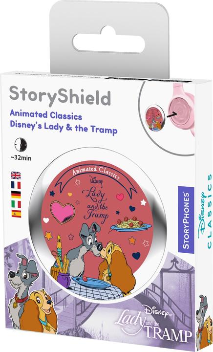 Actual product image Onanoff StoryShield Disney Lady and the Tramp (English, Spanish, German, French, Italian)