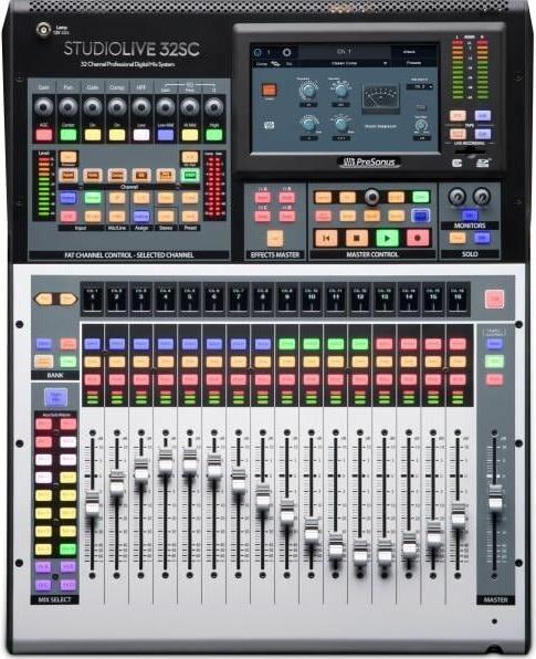 Produktbild PreSonus Mischpult StudioLive 32SC, Bauform: Pultform (Studio- und Livemixer)