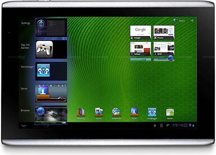 Acer Iconia Tab A500, 32 GB - WiFi (10.10", 32 GB, Silber)
