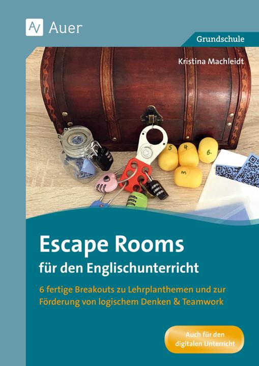 Produktbild Escape Rooms für den Englischunterricht 3/4 (Deutsch, Kristina Machleidt, 2023)
