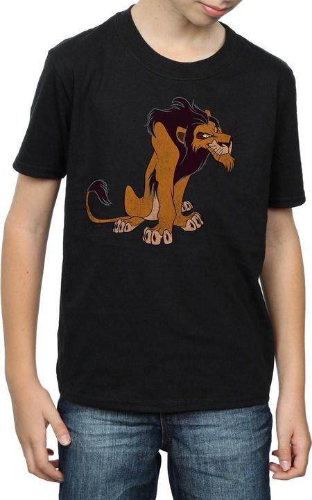 Actual product image The Lion King Boys Classic Scar Cotton T-Shirt (116)