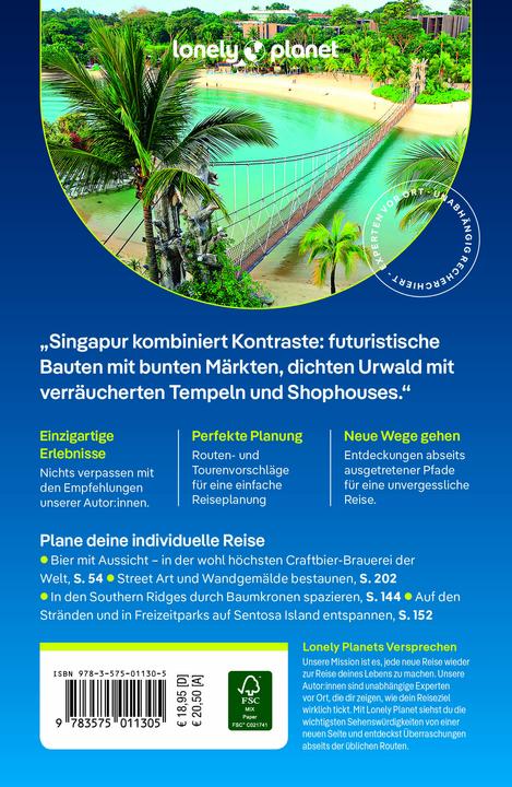 Immagine prodotto Reiseführer Singapur (Tedesco, Nellie Huang, Jaclynn Seah, Ria de Jong, 2024)