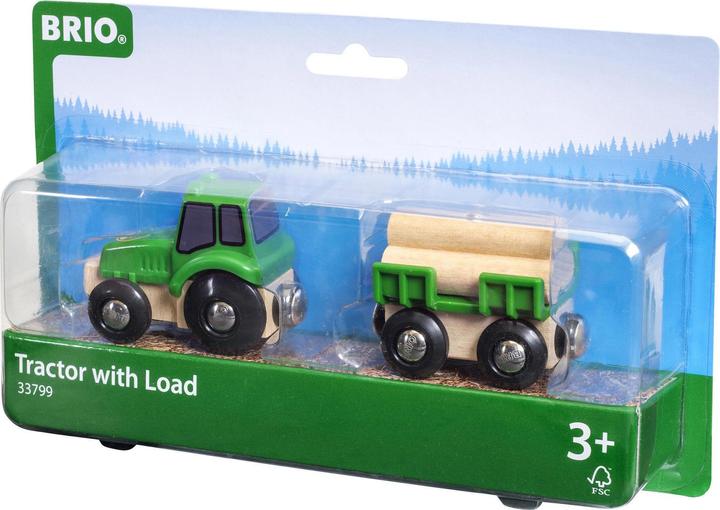 Produktbild Brio Holz Traktor mit Ladung