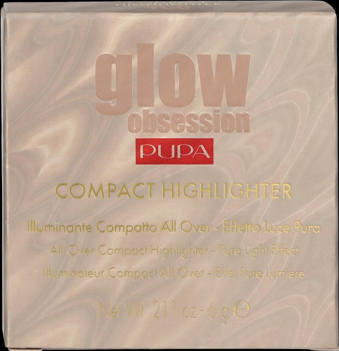 Image du produit Pupa Milano Pupa Glow Obsession Compact Highlighter 100 Light Gold 6g (#100 Lumière, Highlighter, 6 g)