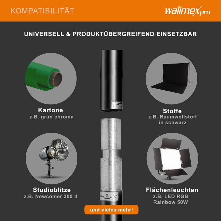 Actual product image Walimex Telescope background system 2.25-4m (400 cm, 256 cm)