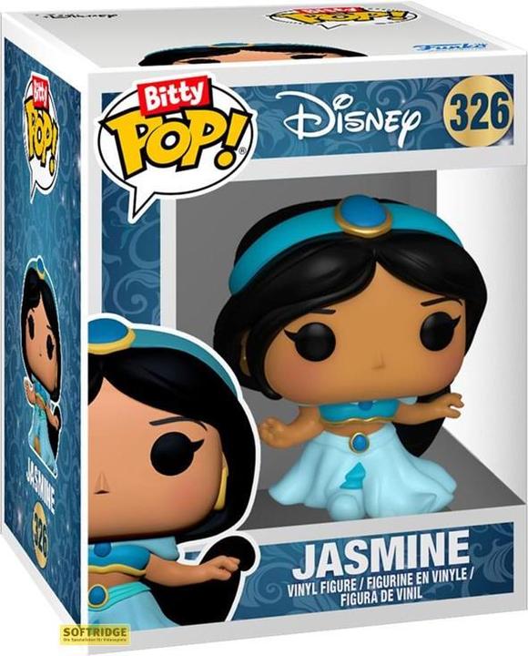 Actual product image Funko Disney Princesses pack 4 figurines Bitty POP! Vinyl Belle 2,5 cm