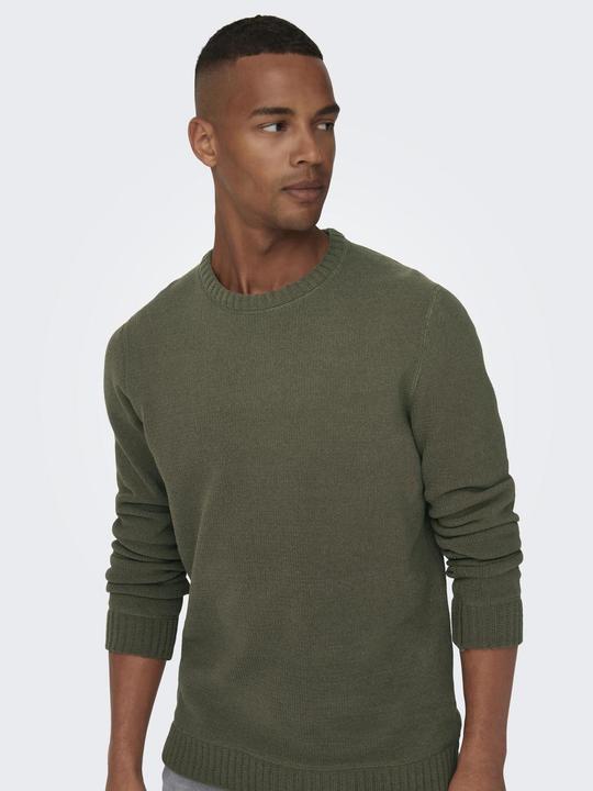 Produktbild Only & Sons Einfarbiger Strickpullover (S)