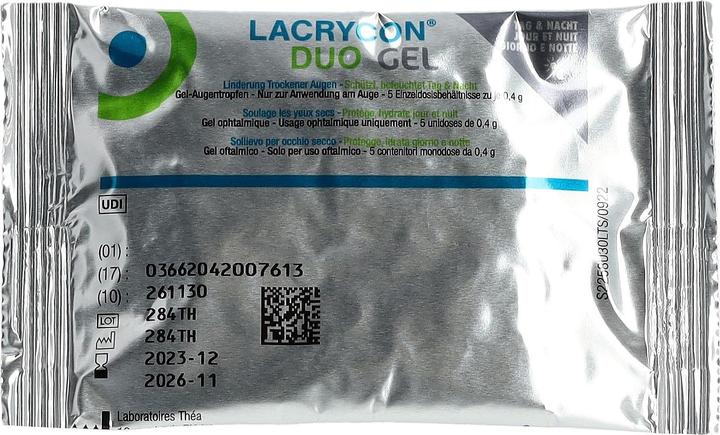 Produktbild Théa Lacrycon Duo Gel (12 ml, Lacrycon Duo Gel 30 Monodosen 0.4g)