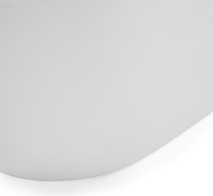 Produktbild Beliani Badewanne freistehend oval weiss 160 x 75 cm NEVIS (203 l, 75 cm, 160 cm)