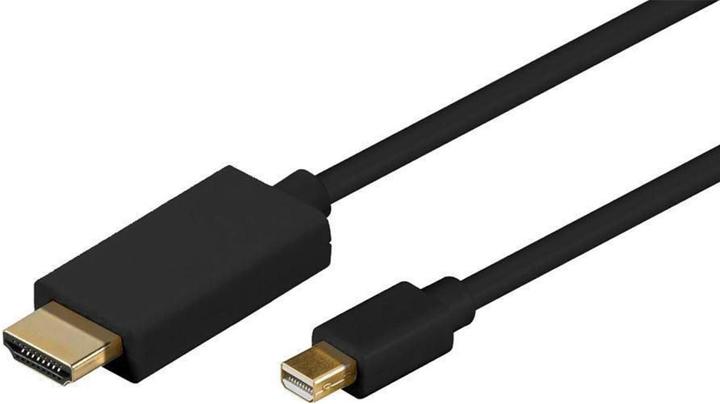 Produktbild MicroConnect MDPHDMI5B 5m Mini DisplayPort HDMI Type A (Standard) Schwarz Videokabel-Adapter (5 m, HDMI)