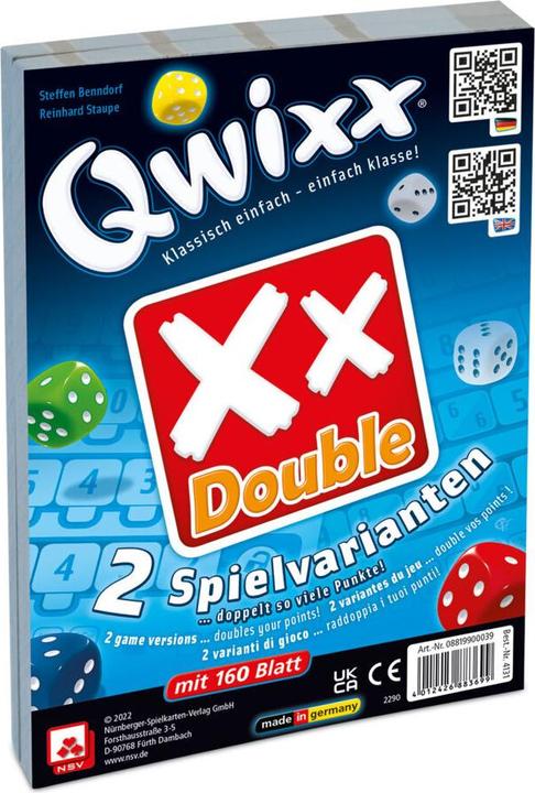 Produktbild Cartamundi Erweiterung Qwixx Double Zusatzblock (Deutsch)