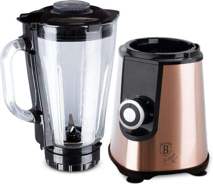 Actual product image BerlingerHaus BH9448 Table blender with 1,75 L GLASS jar, 1000 W Metallic Line (1000 W)