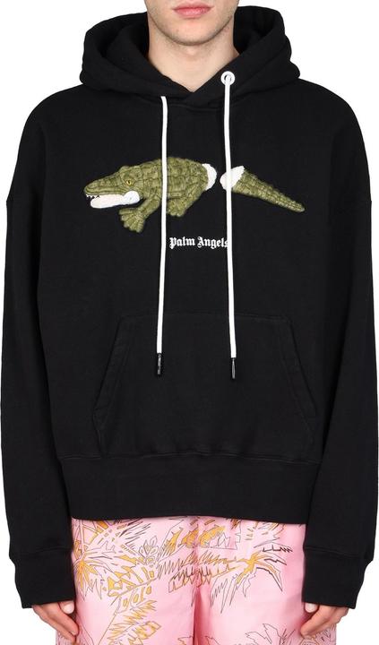 Produktbild Palm Angels Crocodile Hooded Sweatshirt (M)