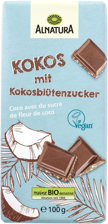 Produktbild Alnatura Bio Kokos-Schokolade (100 g)