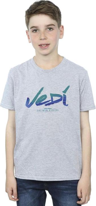 Image du produit Star Wars - T-shirt OBI-WAN KENOBI JEDI PAINTED FONT - Garçon (140, 146)
