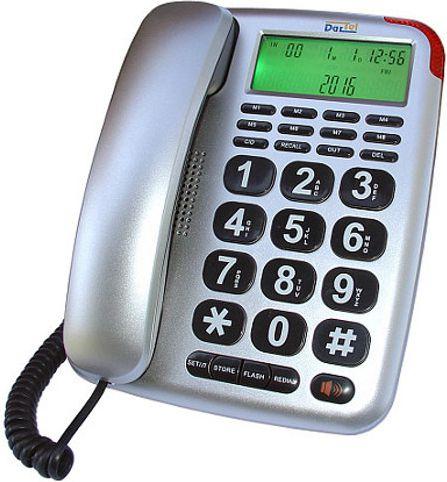 Datel LJ-290 Silver desk phone