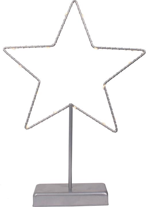 Actual product image Mojawo LED Metal Star with Stand 15 LED's