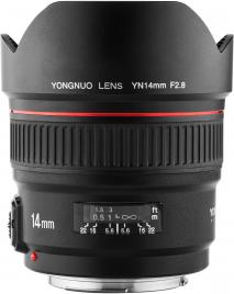 Actual product image Yongnuo 14mm f/2.8 C Canon EF (Canon EF, Micro Four Thirds, APS-C / DX)