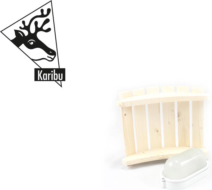 Actual product image Karibu Sauna light Modern