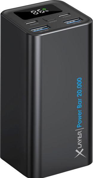 Actual product image Xlayer Powerstation (20000 mAh, 65 W, 74 Wh)