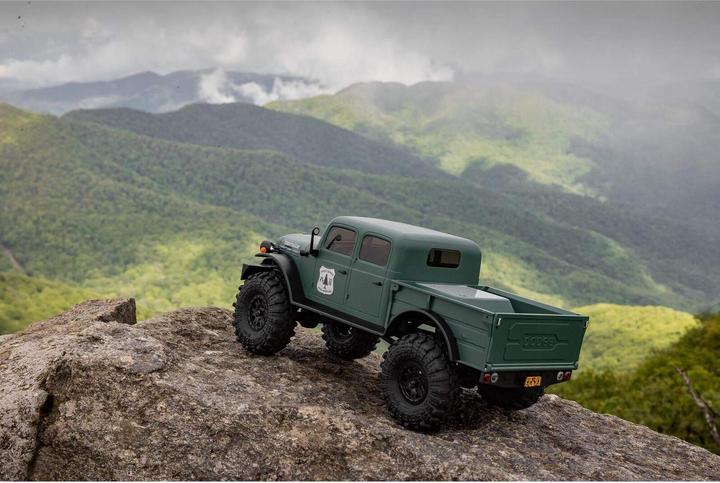 Productafbeelding Axial Schaal Crawler SCX24 Dodge Power Wagon Groen, 1:24, RTR (RTR Gereed voor gebruik)