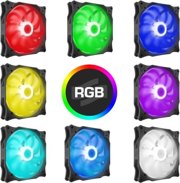 Image du produit Silentium PC Stella HP RGB 140 PWM Ventilateur de boîtier d'ordinateur (140 mm, 1 x)