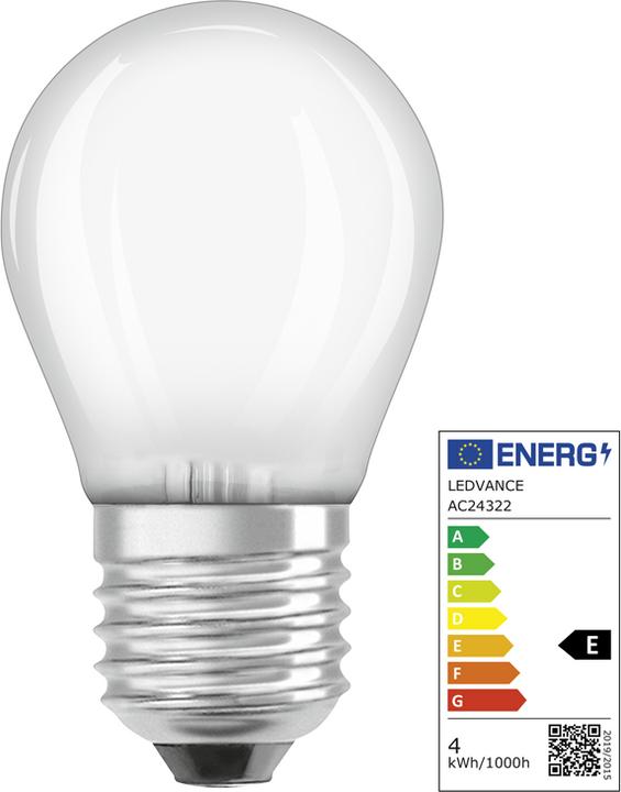 Produktbild Osram Star Classic P40 (E27, 4 W, 470 lm, 2 x, E)